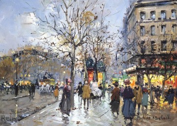 AB boulevard haussmann 1 Paris Oil Paintings